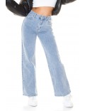 Голубые широкие джинсы BOYFRIEND MF122