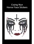 Наклейки-стікери на обличчя "Плачуща монахиня"