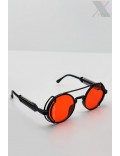 Круглые солнцезащитные очки Grunge Punk - красные