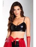 Leather Bralette with Cups KC2181