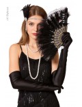 Ажурный веер с перьями UF-Vintage