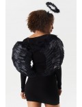 Крылья ангела черные Cosplay Couture