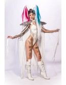 Фестивальная мантия с бахромой и крыльями ангела (104132) - 5, 12