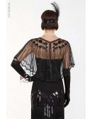 Нарядная мантия-шаль с пайетками UF-Vintage (104139) - материал, 6