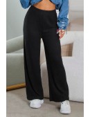 Широкие черные брюки палаццо X8131 (108131) - foto