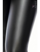 Черные гетры из стрейч-кожи X1008 (801008) - цена, 4