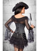 Черное платье пиратки A7183 (127183) - оригинальная одежда, 2