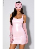 Женский карнавальный костюм Pink Catwoman (118182) - foto