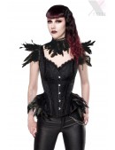 Костюм с перьями Gothic Crow Lady (3 в 1) (121189) - foto