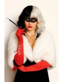 Костюм Круэлла (маска, парик, мундштук, перчатки, бусы) (611060) - оригинальная одежда, 2