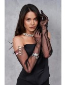 Перчатки Nia Tulle черного цвета (6011981) - 3, 8