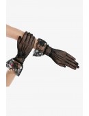 Mesh Gloves with Bows X2212 (6012212) - оригинальная одежда, 2