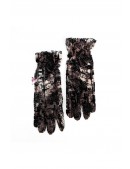 Короткие сетчатые перчатки с рисунком X1226 (601226) - цена, 4