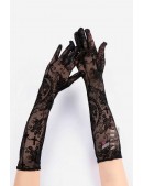 Gothic Transparent Gloves with a Pattern (601227) - foto