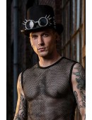 Чоловічий капелюх-циліндр і гоггли X1147 (501147) - 3, 8