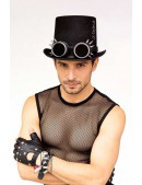 Чоловічий капелюх-циліндр і гоггли X1147 (501147) - 4, 10