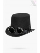 Мужская шляпа-цилиндр с очками Steam-156 (501156) - foto