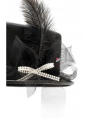 Карнавальный костюм в стиле Гэтсби (платье, шляпа, бусы) (118155) - 3, 8