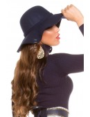 Широкополая женская шляпа в стиле Ретро (502065) - оригинальная одежда, 2