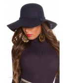 Широкополая женская шляпа в стиле Ретро (502065) - foto