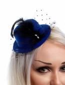 Синяя вечерняя шляпка X-Style (502058) - оригинальная одежда, 2