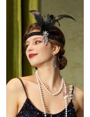Повязка с перьями в стиле 20-х (504245) - foto