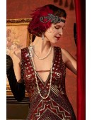 Gatsby Headband with Rhinestones and Chains (5042471) - материал, 6
