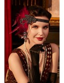 Gatsby Headband with Rhinestones and Chains (5042471) - foto