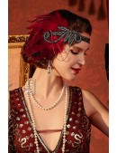 Gatsby Headband with Rhinestones and Chains (5042471) - цена, 4