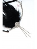 Повязка в стиле Гэтсби с камнями и перьями (504275) - цена, 4