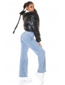 Голубые широкие джинсы BOYFRIEND MF122 (108122) - оригинальная одежда, 2