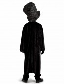 Детский черный балахон с широким рукавом (222006) - материал, 6