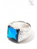 Ювелирное кольцо Swarovski с серебрением и родием (708208) - foto