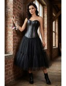 Black Leather Corset X1170 (121170) - 3, 8
