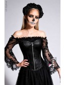 Костюм в стиле Halloween (корсет + блузка) (121196) - foto