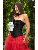 Жаккардовый корсет с застежкой бюск C1085 (1210852) - оригинальная одежда, 2