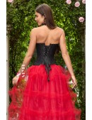 Жаккардовый корсет с застежкой бюск C1085 (1210852) - цена, 4