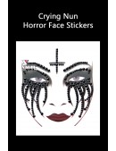 Наклейки-стикеры на лицо "Плачущая монахиня" (120020) - foto