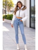 Куртка утепленная короткая женская E2037 (112037-2) - оригинальная одежда, 2