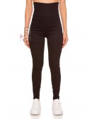 Чорні облягаючі трегінси з блискавкою (128282) - оригинальная одежда, 2