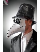 Белая маска чумного доктора XA1072 (901072) - материал, 6