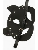 Faux Leather Cat Mask X1200 Black (901200) - 3, 8