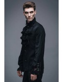 Regency Aristocrat Men's Shirt with Jabot (202007) - материал, 6