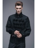 Regency Aristocrat Men's Shirt with Jabot (202007) - foto