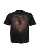 Мужская футболка в стиле рок DRAGON FURNACE (212005) - цена, 4