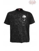 Мужская рок футболка SKULL SCROLL (212007) - материал, 6