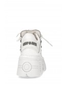 White Leather Platform Sneakers TB4002 (314002) - цена, 4