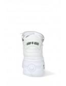 Білі шкіряні кросівки на масивній підошві B4004 (314004) - 3, 8