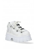 Білі шкіряні кросівки на масивній підошві B4004 (314004) - 5, 12