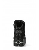 Черные кожаные кроссовки на платформе CRUST NEGRO (314048) - 3, 8